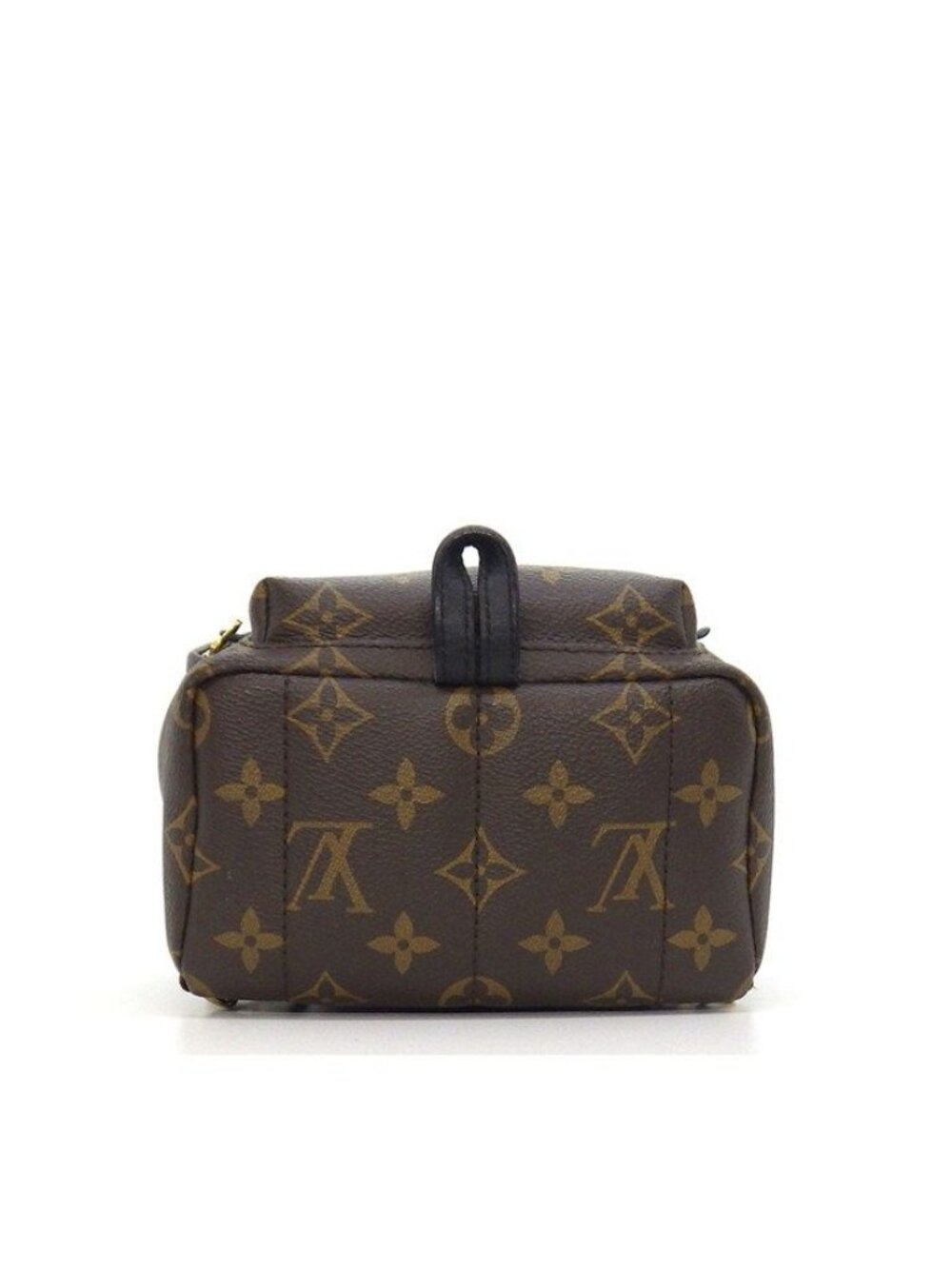 Louis Vuitton Backpack Palm Springs Mini Brown Monogram Canvas Leather - Picture 4 of 11